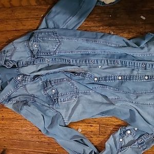 Vintage denim  shirt ladies small